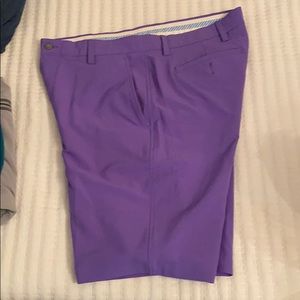 Footjoy purple shorts